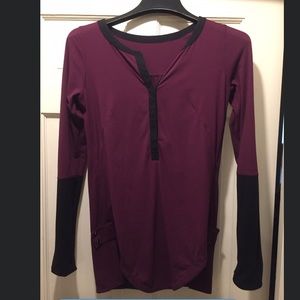 Lululemon Henley long sleeve tee